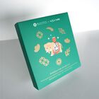 粉彩綠地太平有象- 紗布提花方巾, , hi-res